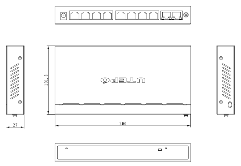 8 ports poe switch